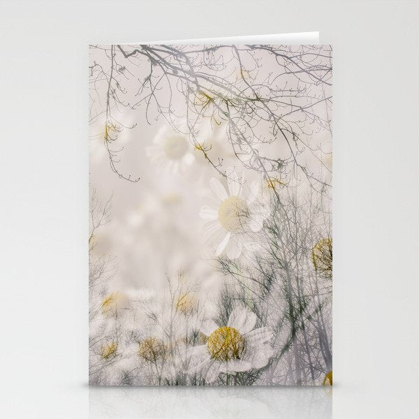 Invocation - double exposure nature botanical photograph Stationery Card Gallery Image 2
