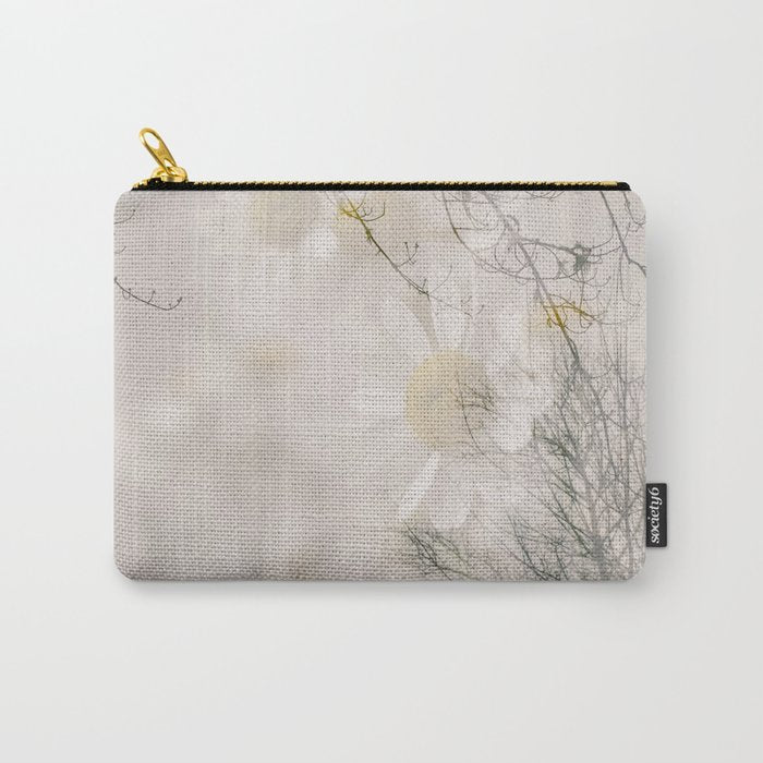 Invocation - double exposure nature botanical photograph Carry All Pouch Gallery Image 1