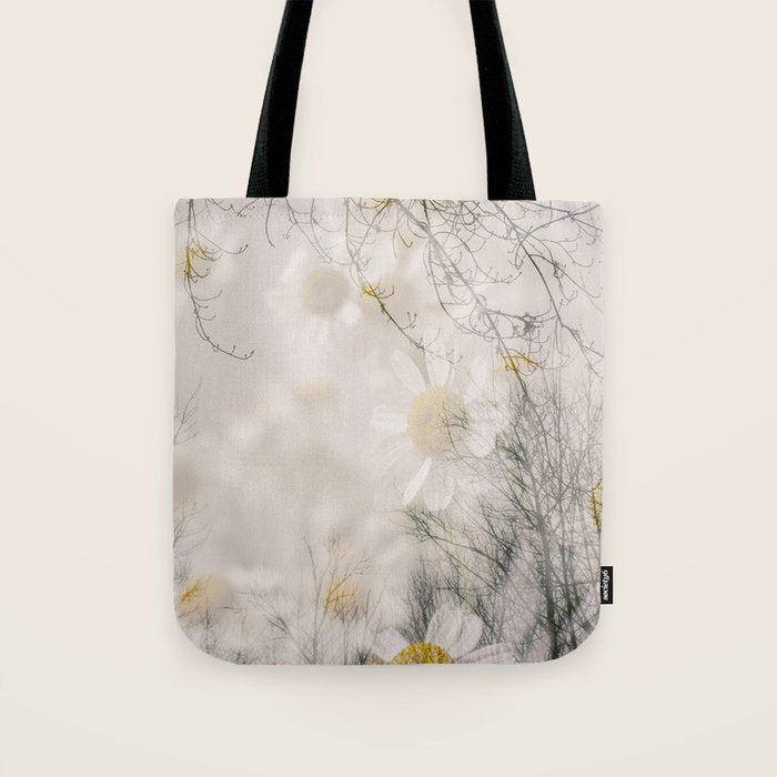 Invocation - double exposure nature botanical photograph Tote Bag Gallery Image 1