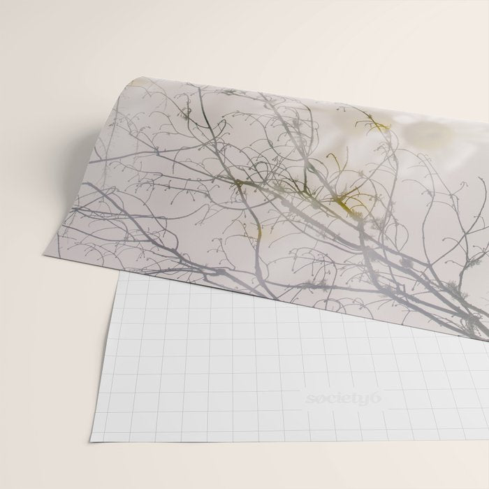 Invocation - double exposure nature botanical photograph Wrapping Paper Gallery Image 2