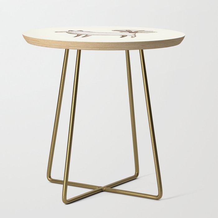 "I'm So Happy" - Dog Side Table Gallery Image 1