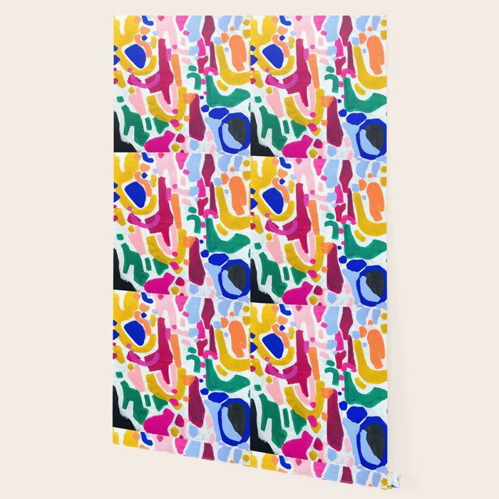 Candy In The Milky Way Galaxy 2 Original Painting by Ejaaz Haniff Acrylic Painting Abstract Art Shapes Pattern Fun Colorful Shapes Wallpaper Gallery Image 2