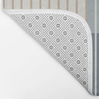 Color Block Line Abstract XVII Bath Mat Gallery Image 2