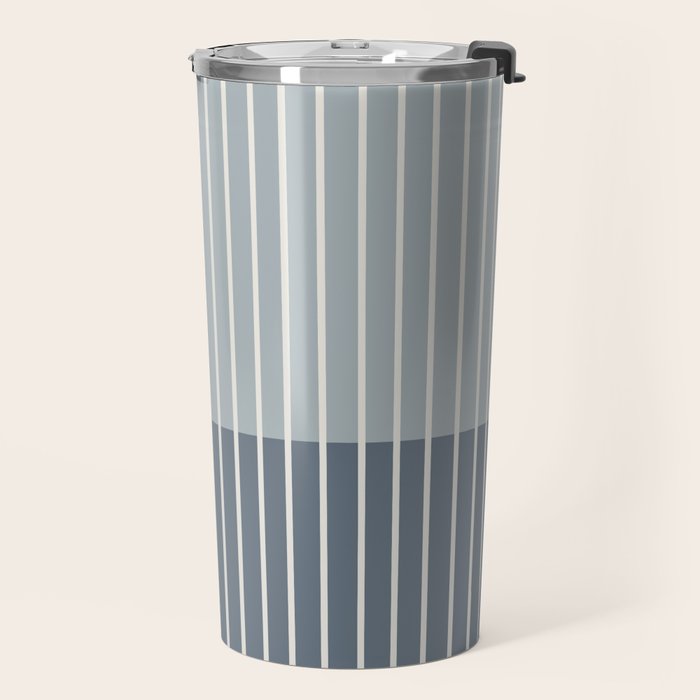 Color Block Line Abstract XVII Travel Mug Gallery Image 2