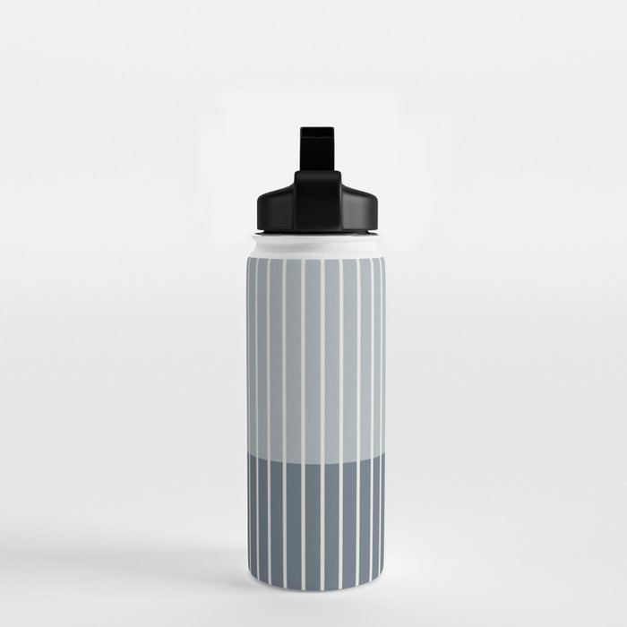 Color Block Line Abstract XVII Water Bottle Gallery Image 2