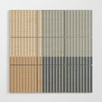 Color Block Line Abstract XVII Wood Wall Art Gallery Image 1