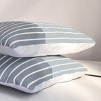 Color Block Line Abstract XVII Pillow Sham Gallery Image 3