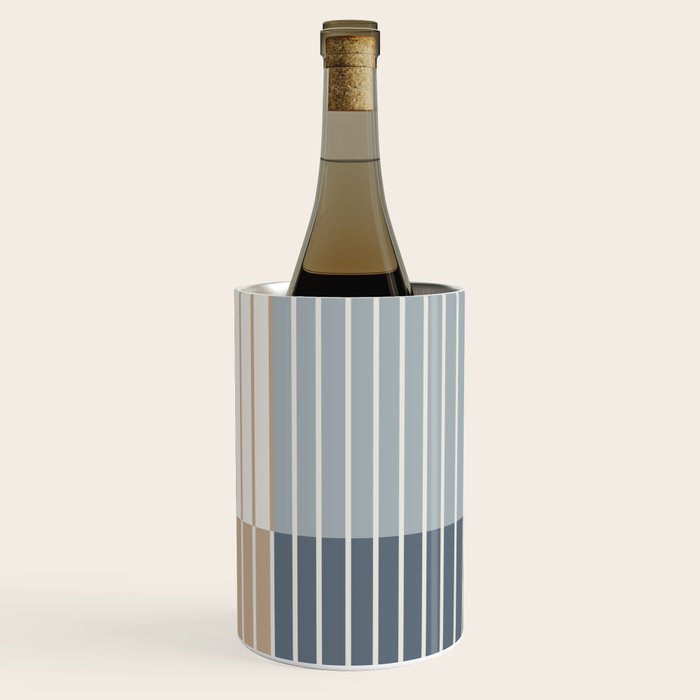 Color Block Line Abstract XVII Wine Chiller Gallery Image 1
