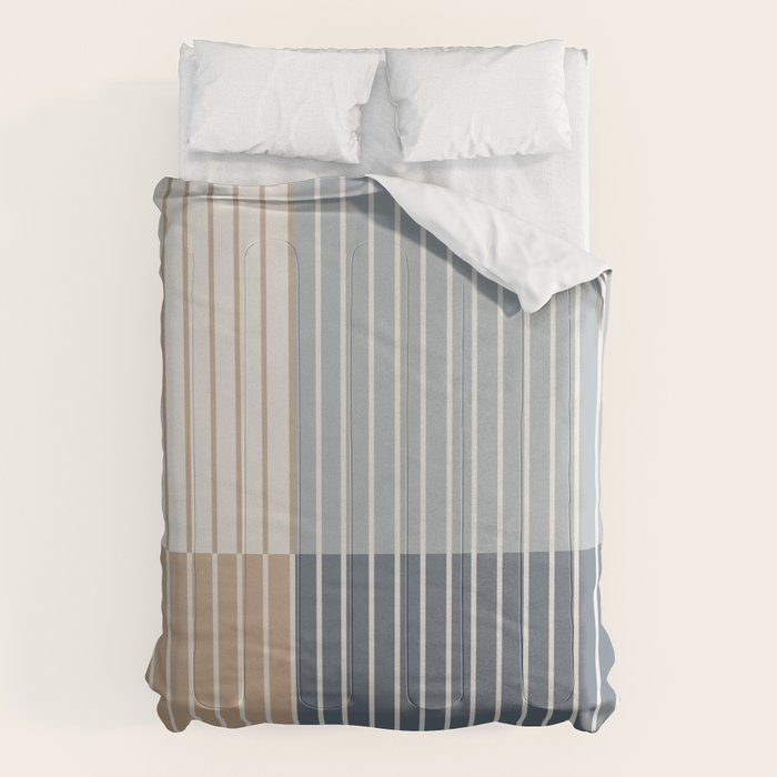 Color Block Line Abstract XVII Comforter Gallery Image 6