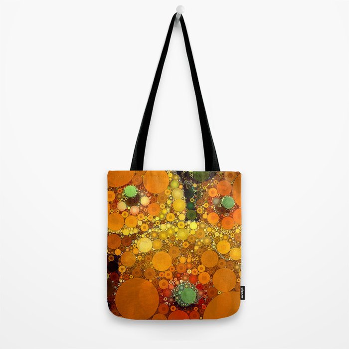 Sunset Poppies - abstract geometric pattern design Tote Bag Gallery Image 2