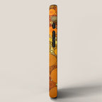 Sunset Poppies - abstract geometric pattern design iPhone Case Gallery Image 2