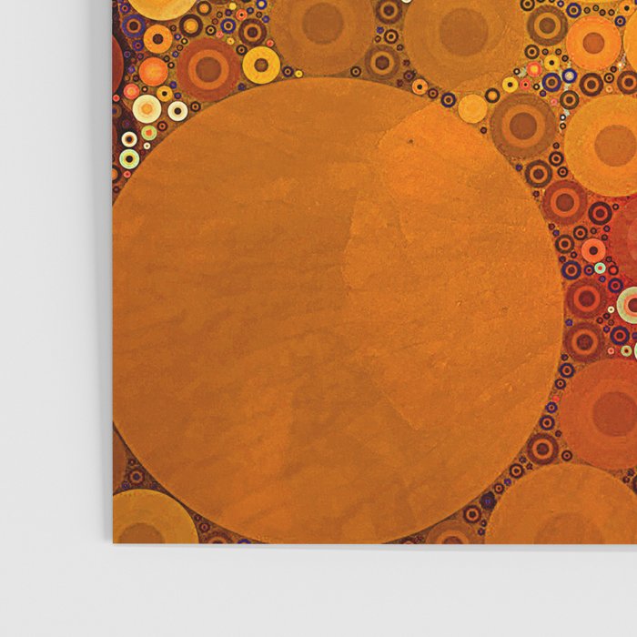 Sunset Poppies - abstract geometric pattern design Poster Gallery Image 3
