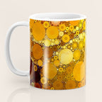 Sunset Poppies - abstract geometric pattern design Coffee Mug Gallery Image 3