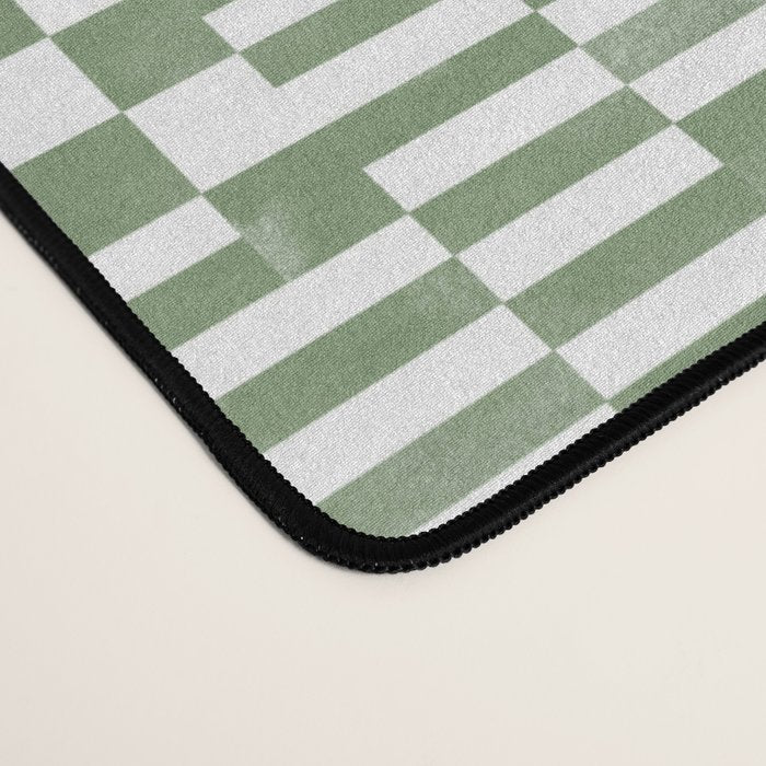 Green Op Art Vibes Desk Mat Gallery Image 4