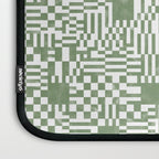 Green Op Art Vibes Laptop Sleeve Gallery Image 3