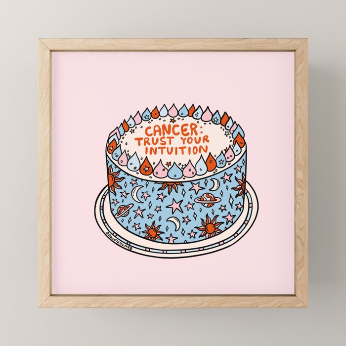 Cancer Cake Mini Art Print Gallery Image 1