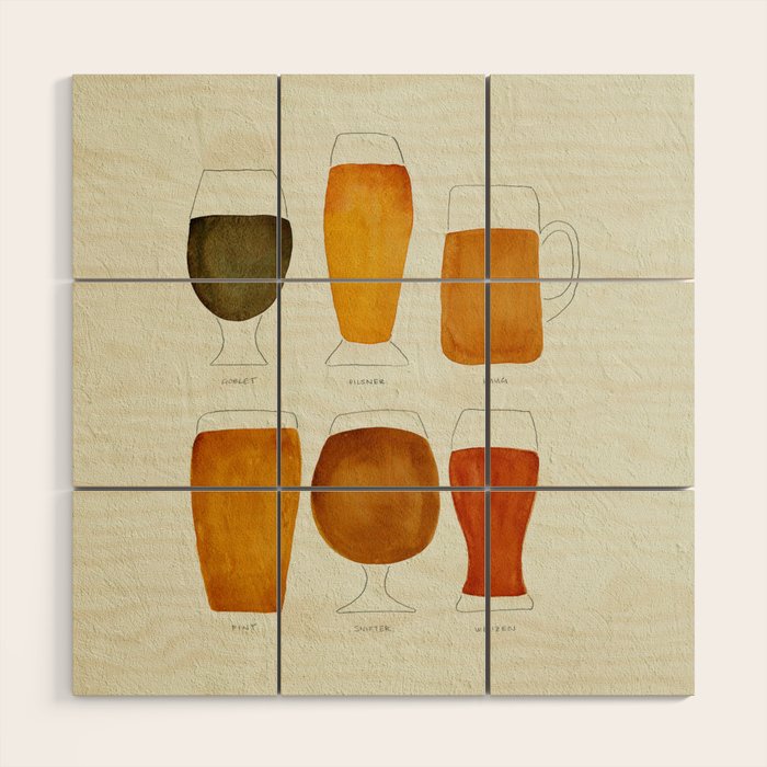 Beer Wood Wall Art Gallery Image 1