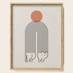 Cat Landscape 94 Serving Tray Gallery Image 1