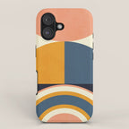 mid century geometry II iPhone Case Gallery Image 1