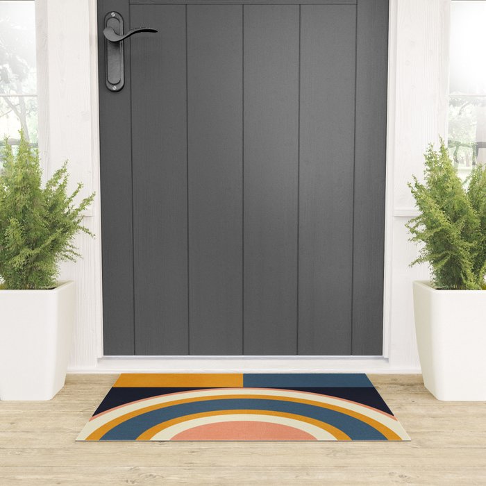 mid century geometry II Welcome Mat Gallery Image 3