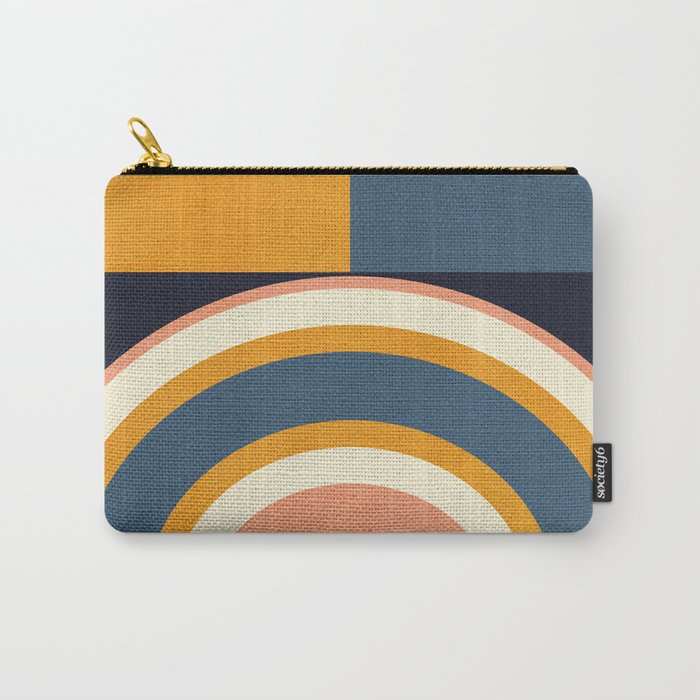 mid century geometry II Carry All Pouch Gallery Image 1