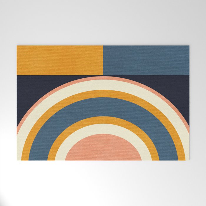 mid century geometry II Welcome Mat Gallery Image 1