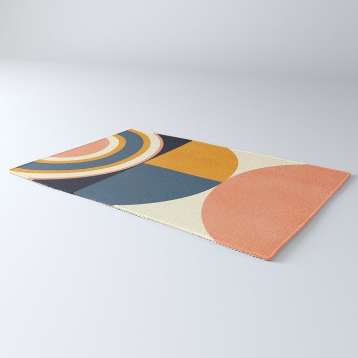 mid century geometry II Rug Gallery Image 3