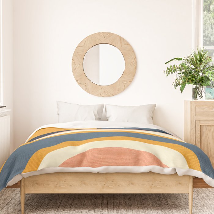mid century geometry II Duvet Cover Gallery Image 3