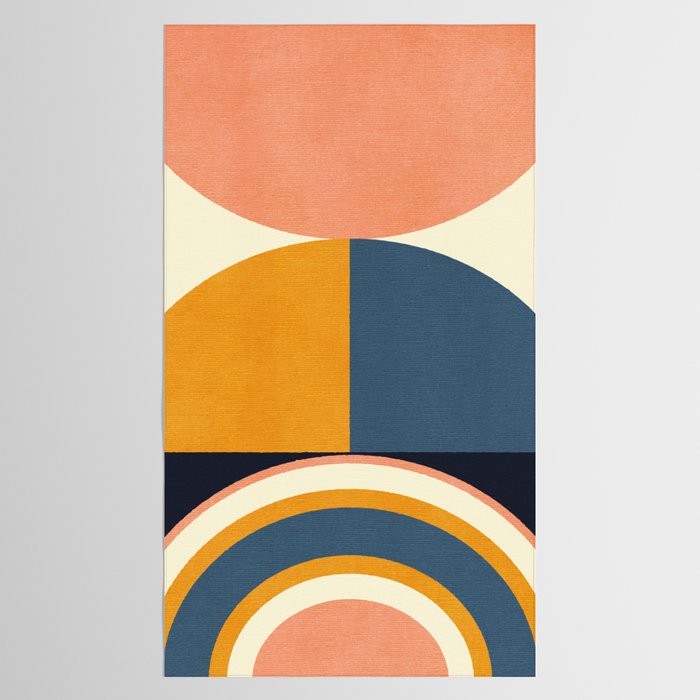 mid century geometry II Tablecloth Gallery Image 2