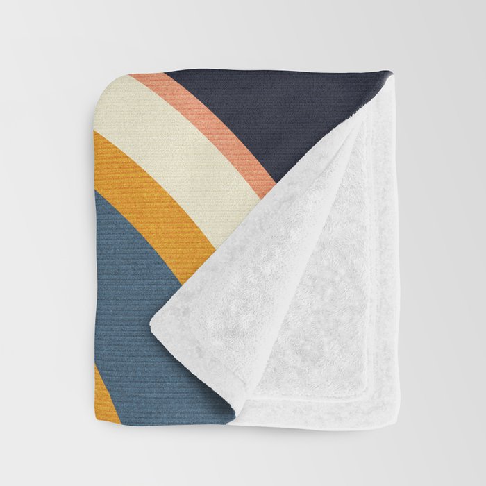 mid century geometry II Throw Blanket Gallery Image 3