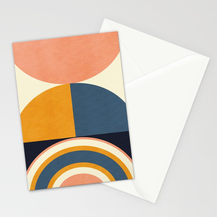mid century geometry II Stationery Card Gallery Image 2