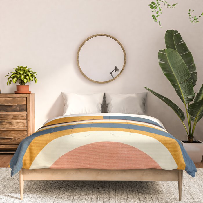 mid century geometry II Comforter Gallery Image 3