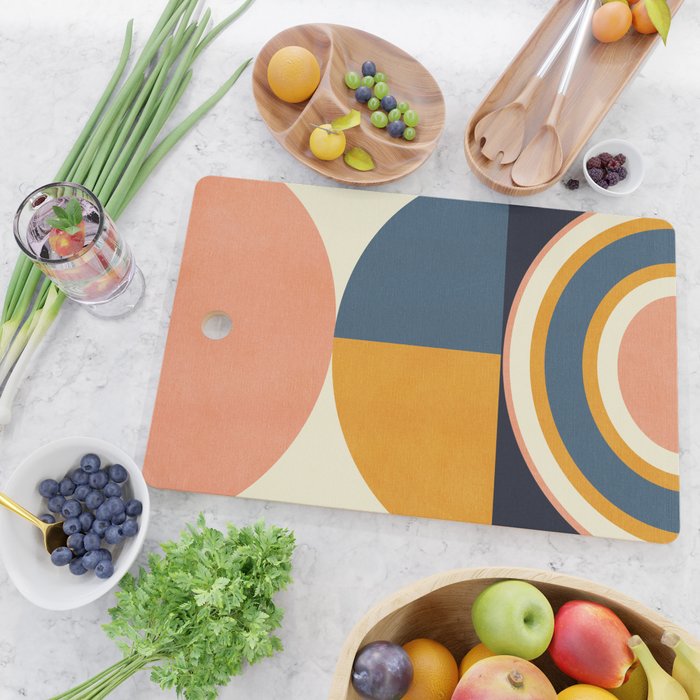 mid century geometry II Cutting Board Gallery Image 2