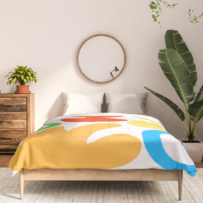Collecting Happy Things no. 2 Comforter Gallery Image 3