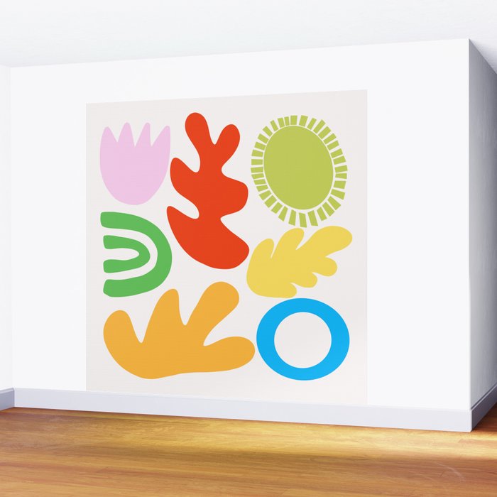 Collecting Happy Things no. 2 Wall Mural Gallery Image 2