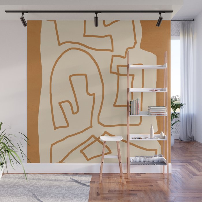 Abstract line art/3 Wall Mural Gallery Image 1