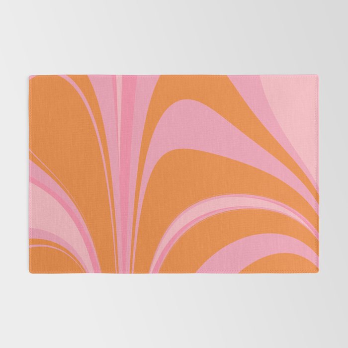 Groovy Color in Pink and Orange Rug Gallery Image 2