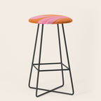 Groovy Color in Pink and Orange Stool Gallery Image 1