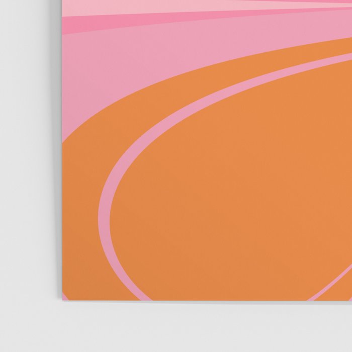 Groovy Color in Pink and Orange Poster Gallery Image 3