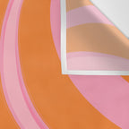 Groovy Color in Pink and Orange Wall Tapestry Gallery Image 3