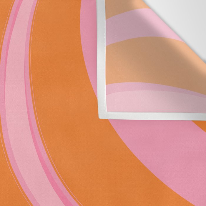 Groovy Color in Pink and Orange Wall Tapestry Gallery Image 3