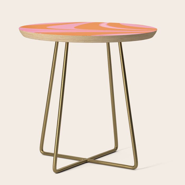 Groovy Color in Pink and Orange Side Table Gallery Image 1