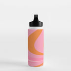 Groovy Color in Pink and Orange Water Bottle Gallery Image 3
