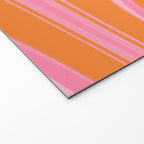 Groovy Color in Pink and Orange Welcome Mat Gallery Image 2