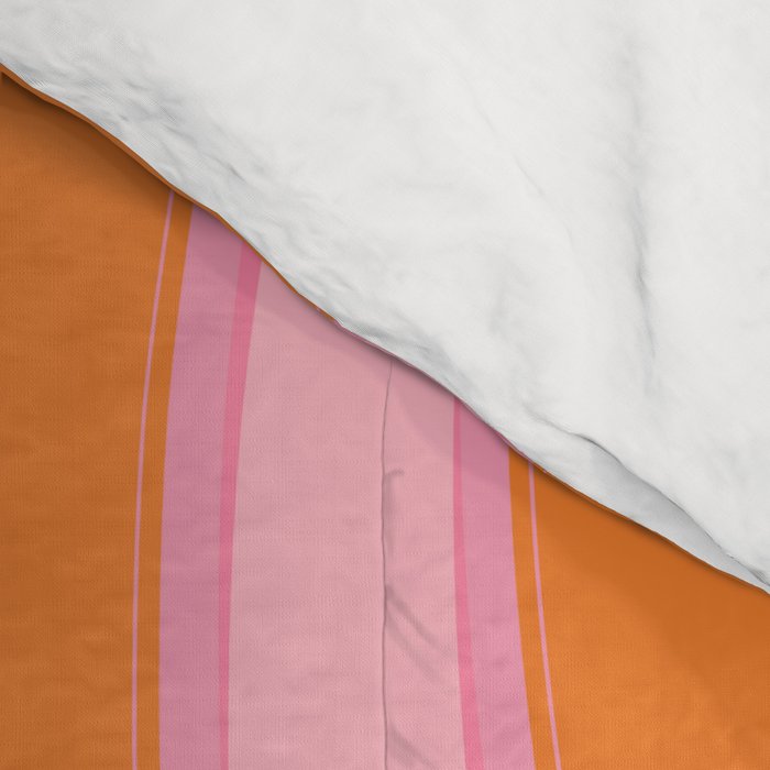 Groovy Color in Pink and Orange Comforter Gallery Image 4