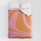 Groovy Color in Pink and Orange Comforter Gallery Image 6