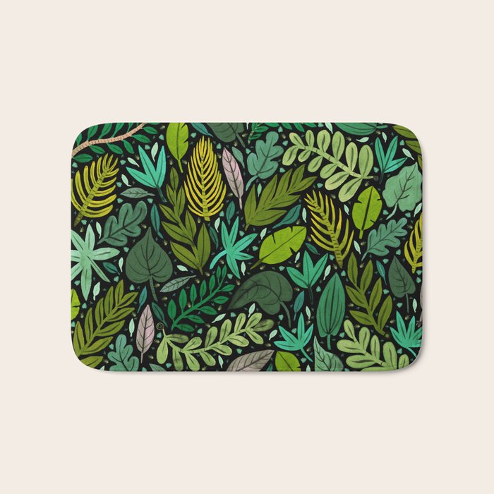 Green Scatter Bath Mat Gallery Image 1