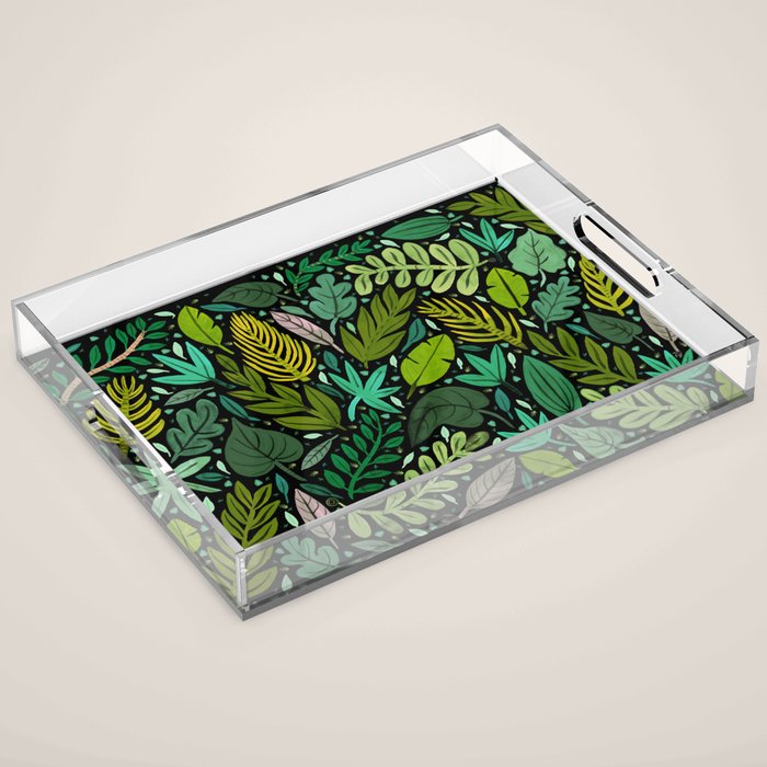 Green Scatter Acrylic Tray Gallery Image 1