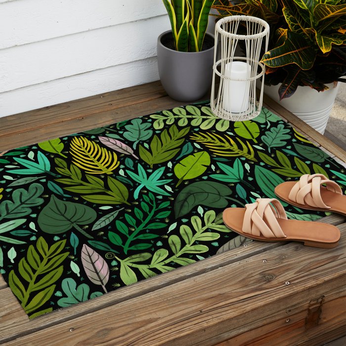 Green Scatter Outdoor Rug Gallery Image 2