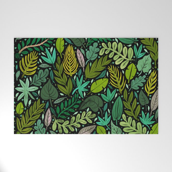 Green Scatter Welcome Mat Gallery Image 1